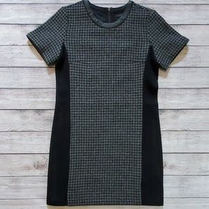 J Crew Mixed Houndstooth Wool Dress - Sz. 4P